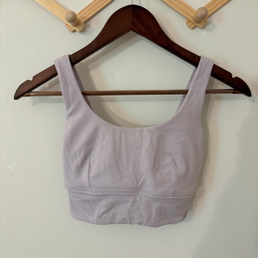 Lululemon Align Sports Bra *Light
Support C/D Cup - Faint Lavender - Size 2